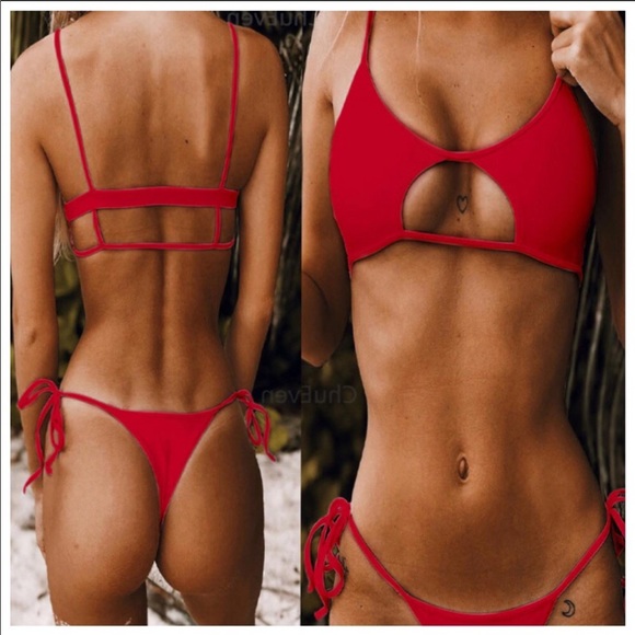 💥Sexy Cut out Two Piece Bikini - Picture 3 of 6